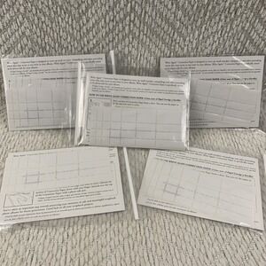 CM Creative Memories Write Again Photo Album Correction Paper Stickers White Lot